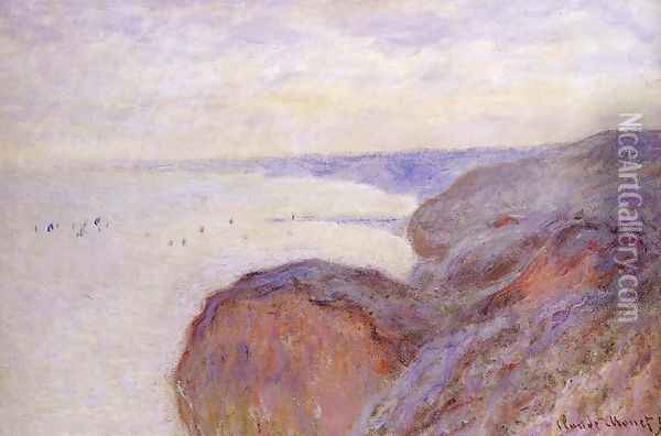 Cliffs Near Dieppe Oil Painting - Claude Oscar Monet