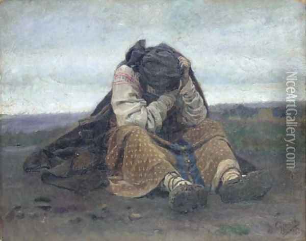 The morning of the Streltsi's execution Oil Painting - Vasilij Ivanovic Surikov
