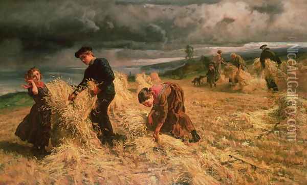 After The Storm Oil Painting - William Small