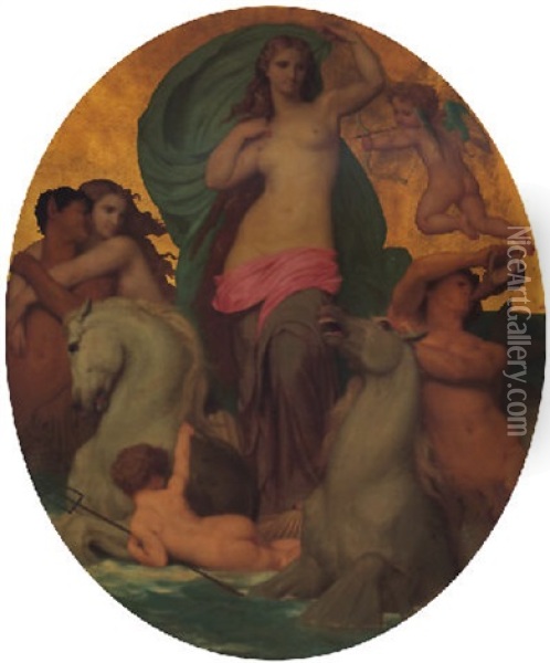 Le Triomphe De Venus Oil Painting - William-Adolphe Bouguereau