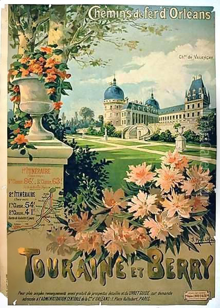 Advertisement for 'Touraine Et Berry' Oil Painting - Hugo d' Alesi