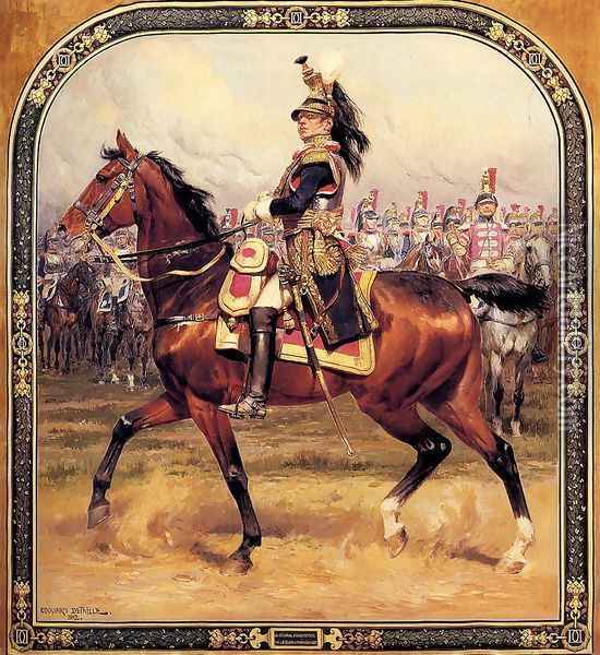 Le General d'Hautpoul a Cheval Oil Painting - Jean Baptiste Edouard Detaille