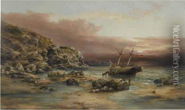 After The Storm Oil Painting - Henry Redmore