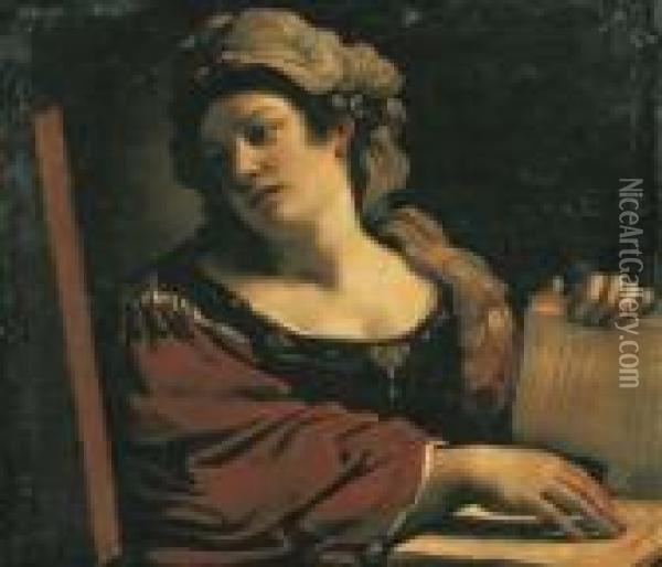 Sibilla Oil Painting - Guercino