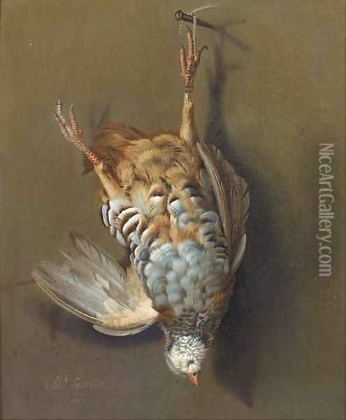 A hunter's prize Oil Painting - Michel Joseph Speeckaert