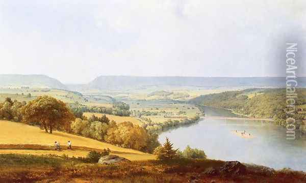 Delaware Water Gap I Oil Painting - George Inness