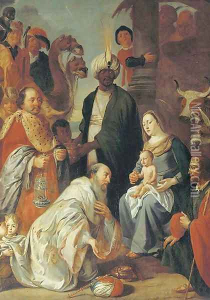 The Adoration of the Magi Oil Painting - Gaspar De Crayer