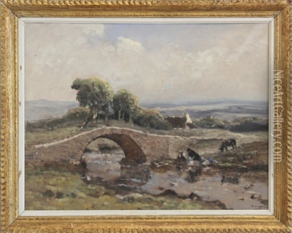 Pont En Berry Oil Painting - Fernand Maillaud