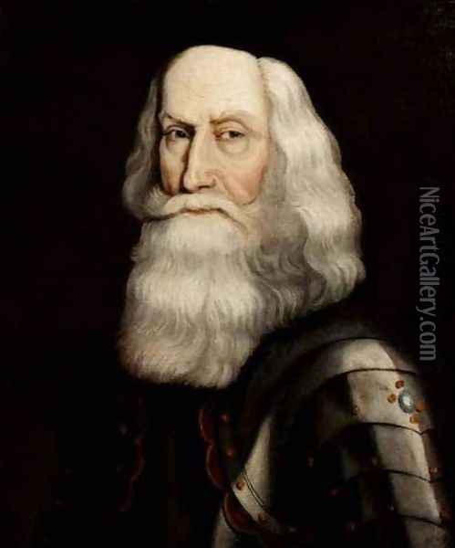 Portrait of General Thomas Dalyell c.1599-1685 Commander-in-Chief in Scotland, c.1668 Oil Painting - David Paton