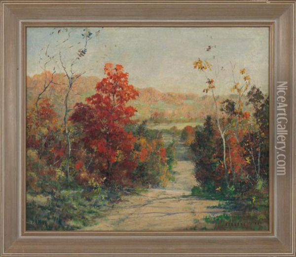 Landscape Oil Painting - Herbert J. Day