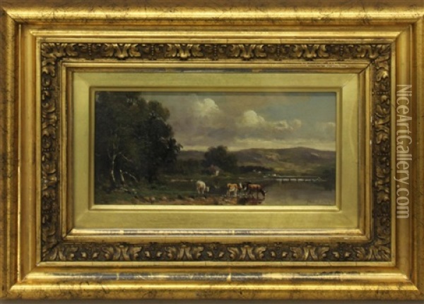 The Susquehanna Near Muncy, Pa Oil Painting - Thomas Bigelow Craig