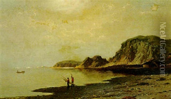 Midnight Sun In Norway Oil Painting - William Bradford