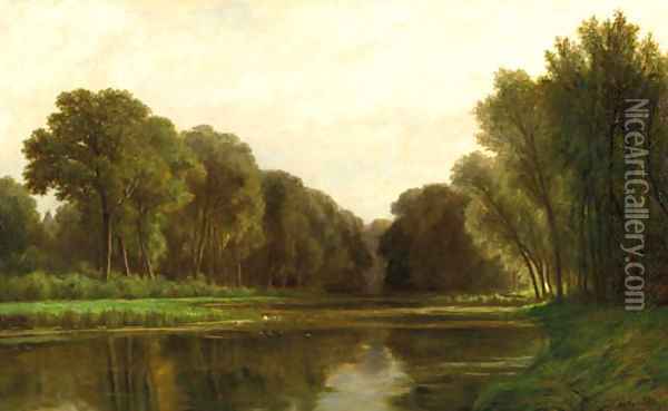 An extensive river landscape Oil Painting - Adriaen van Everdingen