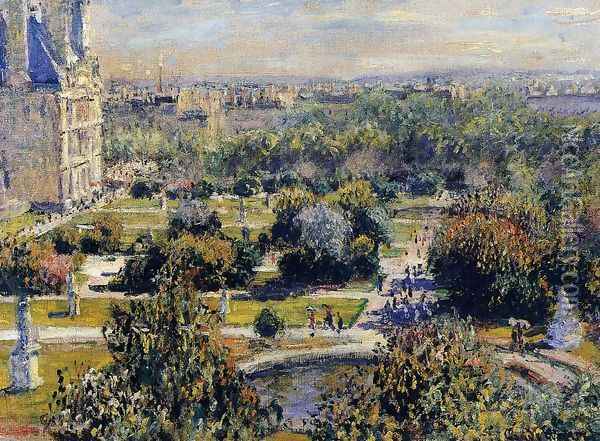 The Tulleries Oil Painting - Claude Oscar Monet