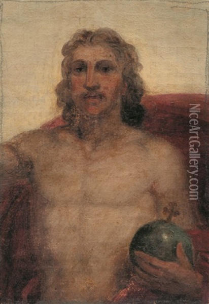 Christus Als Weltenrichter Oil Painting - Johann Friedrich Overbeck