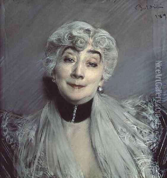 Portrait of the Countess de Martel de Janville, known as Gyp Oil Painting - Giovanni Boldini