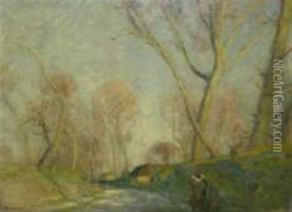 Paysage De Vendee Oil Painting - Auguste Louis Lepere