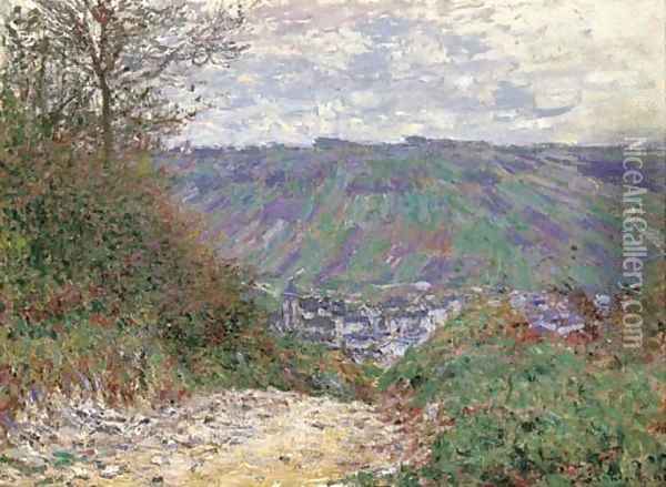 Chemin creux à Giverny Oil Painting - Claude Oscar Monet