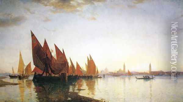Venice Oil Painting - William Stanley Haseltine