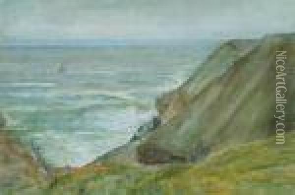 Theyorkshire Coast Oil Painting - John William Inchbold