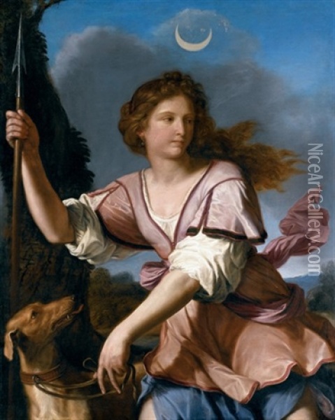 Diana Oil Painting -  Guercino