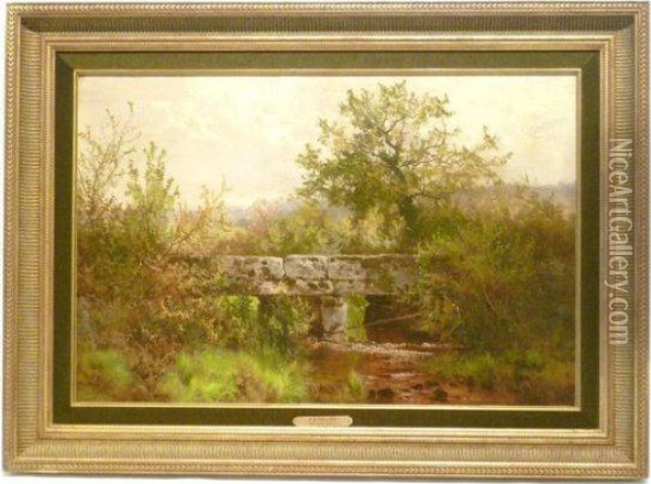 Le Pont De Pierres Oil Painting - Arthur Bevan Collier