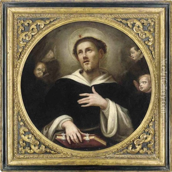 Saint Dominic Oil Painting - Ludovico Carracci