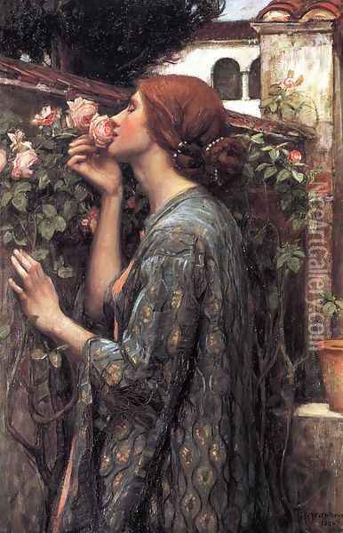 The Soul of the Rose 1908 Oil Painting - John William Waterhouse
