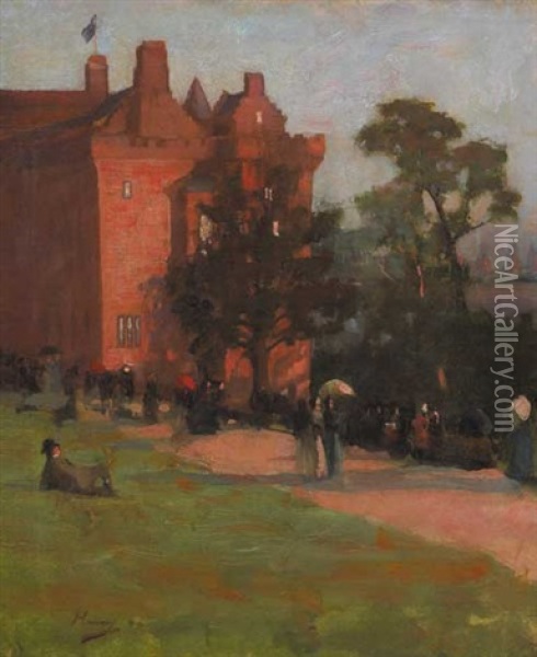 Bishop's Palace, Glasgow Oil Painting - John Lavery