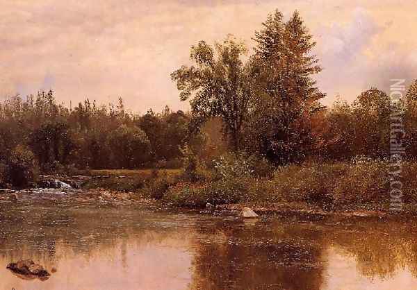 Landscape New Hampshire Oil Painting - Albert Bierstadt