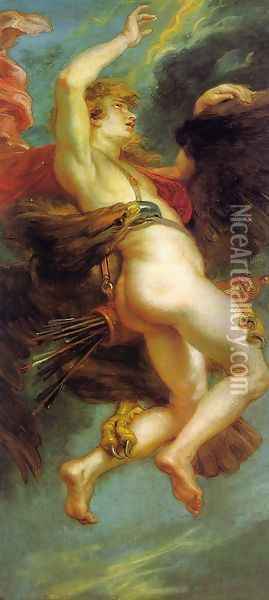 The Abduction of Ganymede Oil Painting - Peter Paul Rubens