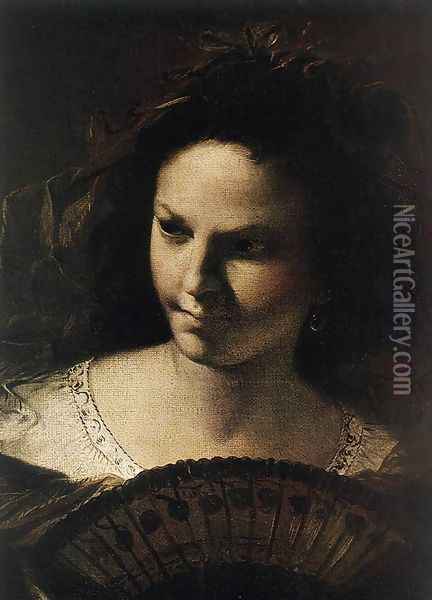 Concert (detail) 1630s Oil Painting - Mattia Preti