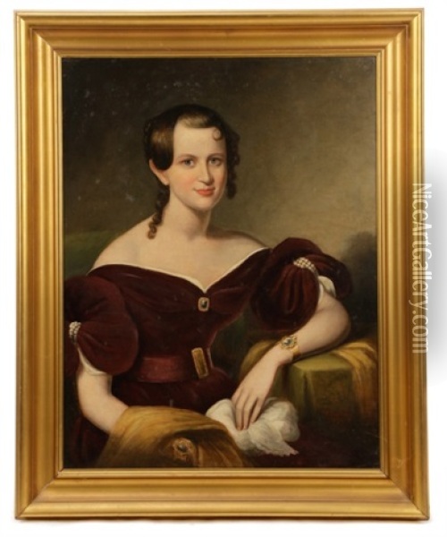 Mrs. Hines Holt Oil Painting - C.R. Parker