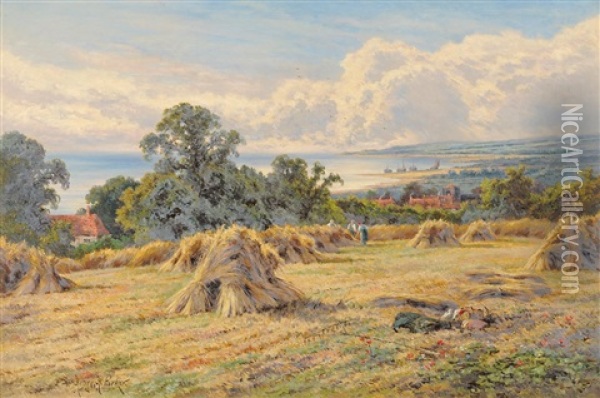 The Sussex Coast Oil Painting - Henry H. Parker