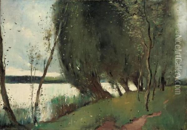Weiden Am See Oil Painting - Lesser Ury