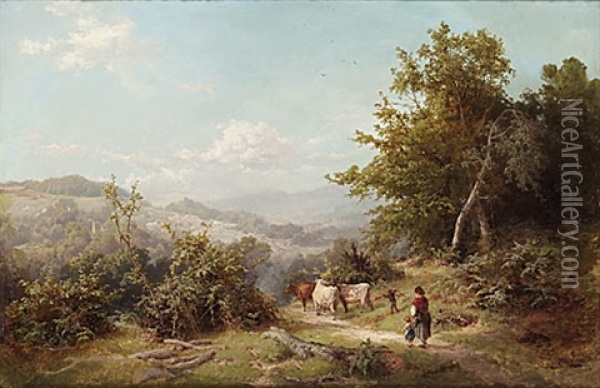 Boskapen Vallas Oil Painting - Edward Henry Holder