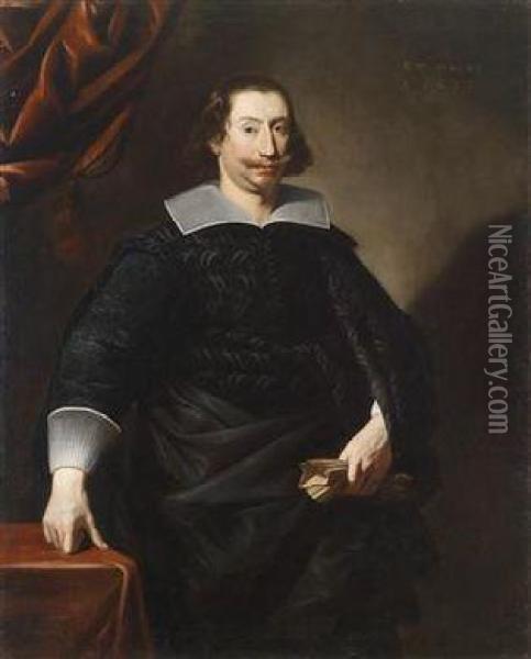 Portrait Of A Nobleman Oil Painting - Carlo Ceresa
