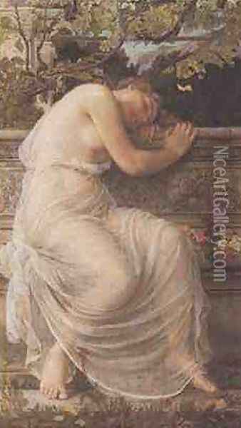 The Sleeping Girl Oil Painting - Edith Ridley Corbet