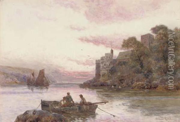 Dartmouth Castle Oil Painting - Walker Stuart Lloyd