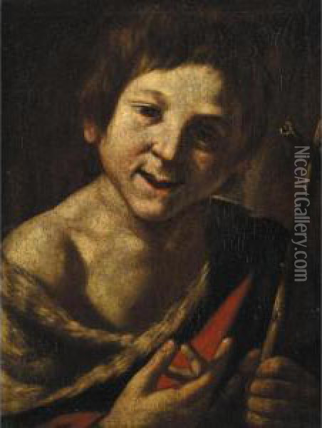 San Giovannino Oil Painting - Antonio D'Enrico Tanzio Da Varallo