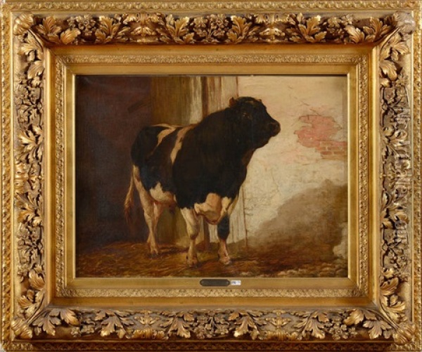 Le Taureau Oil Painting - Louis Robbe