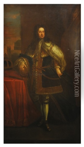 King George I Of England Oil Painting - John Camillus Hone