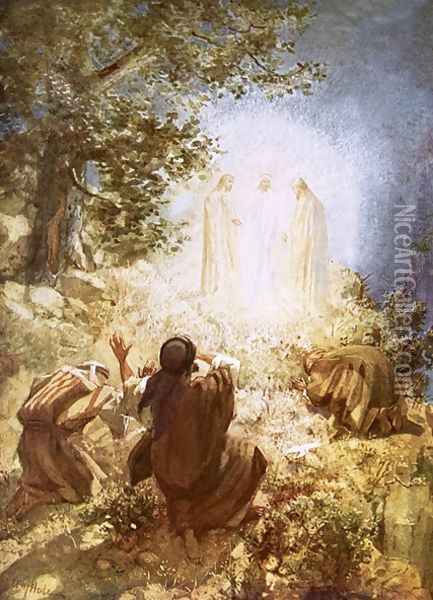 The transfiguration Oil Painting - William Brassey Hole