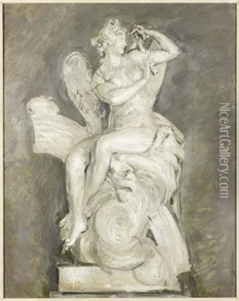 Iris, Messenger Of The Gods Oil Painting - Paul Cesar Helleu