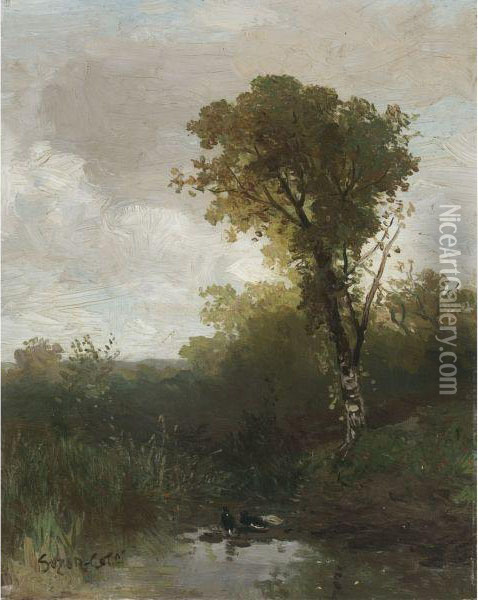 Paysage Oil Painting - Marc-Aurele Foy De Suzor-Cote