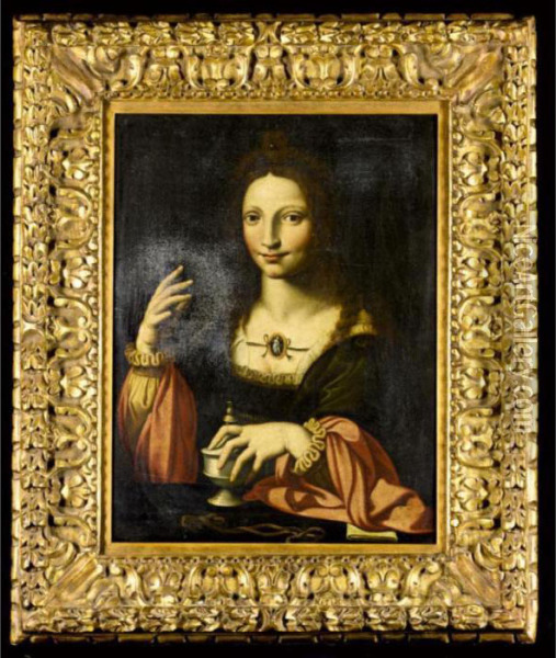 Mary Magdalene Oil Painting - Bernardino Luini