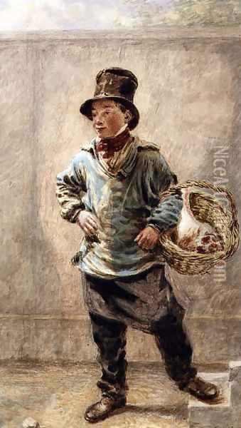 The Butchers Boy Oil Painting - William Henry Hunt