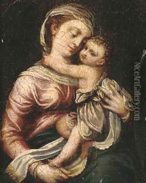 The Madonna and Child Oil Painting - Denys Calvaert
