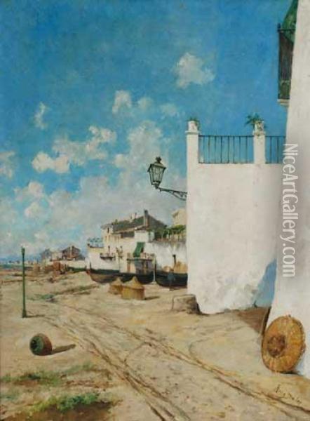 Vilanova Oil Painting - Joan Roig Soler