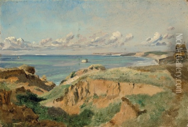 Near Pont Brignes Oil Painting - Henry William Banks Davis